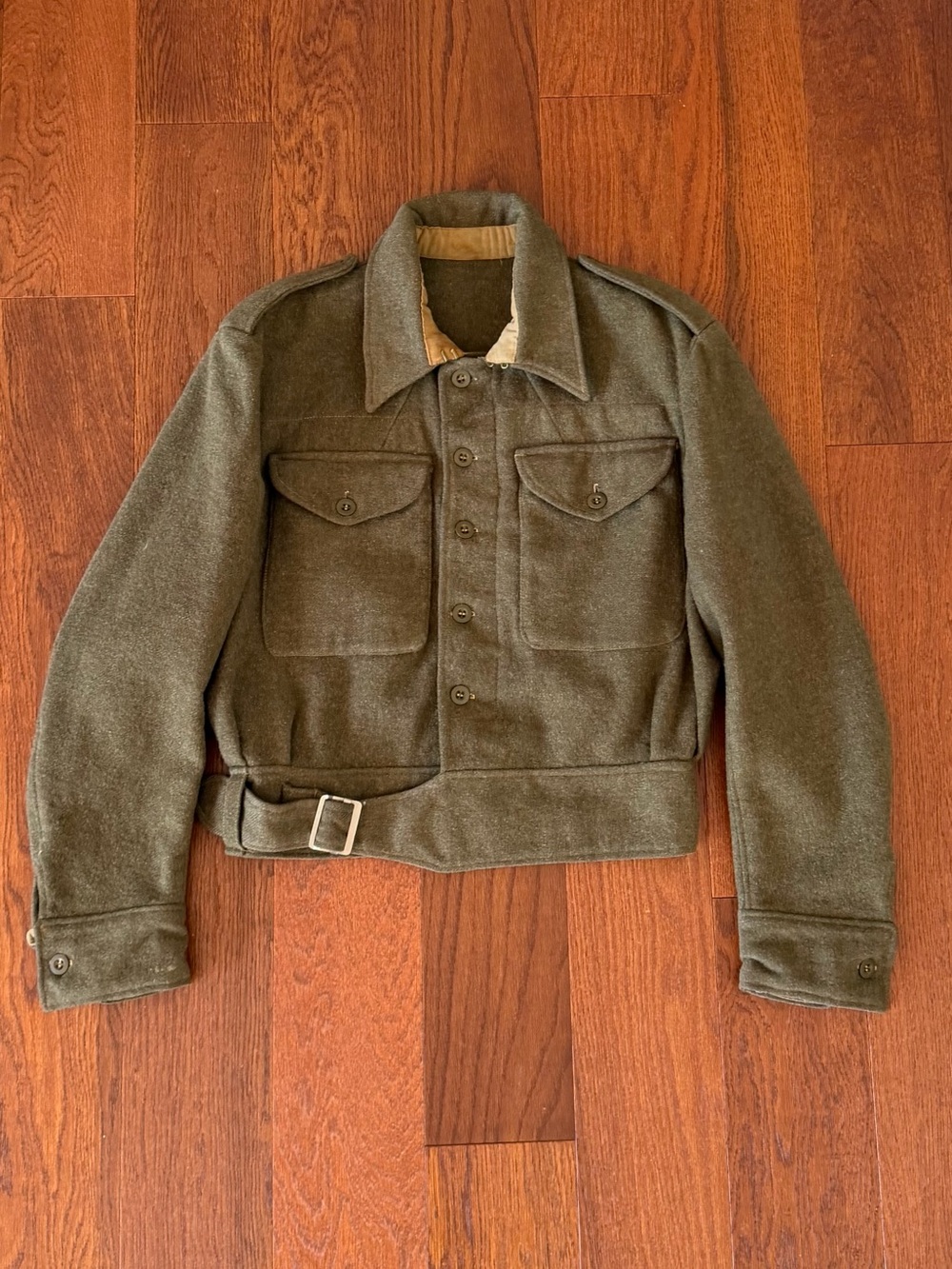 Vintage Army Battledress Jacket Wool WW 2